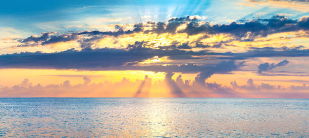 istock panorama sea landscape with a sunset 1139778339