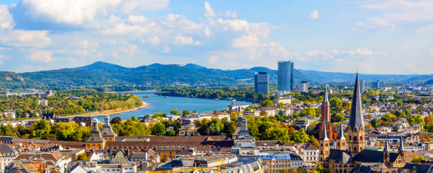 aerial of Bonn, the former capital of Germany aerial of Bonn, the former capital of Germany bonn photos stock pictures, royalty-free photos & images