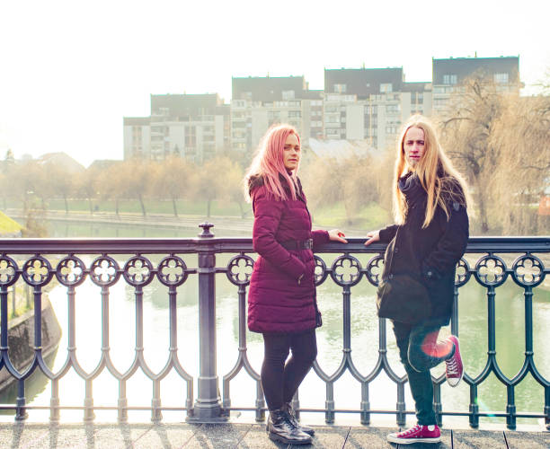 istock Young couple portrait enjoying a city break 1139780683