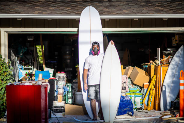 istock Young Passionate Entrepreneur Showing Off His Completed Custom Surfboards 1139785388