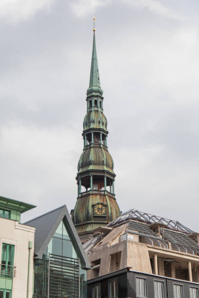 istock Old chapel in Riga city 1139786655