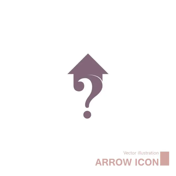 Vector illustration of Abstract arrow symbol design.