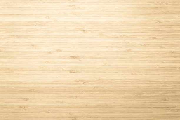 istock Bamboo natural wood texture pattern background in light yellow cream beige brown color 1139789493