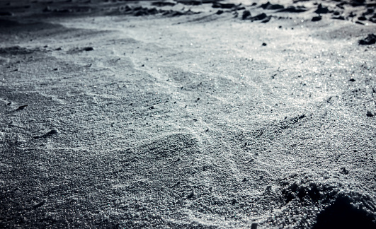 The texture of the lunar surface. Mysterious patterns, mystery and lack of knowledge