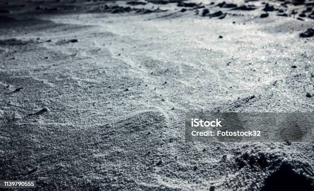 The Texture Of The Lunar Surface Stock Photo - Download Image Now - Moon, Dust, Textured