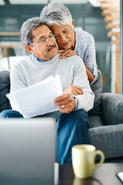 istock I'll do my best to secure a financial future for us 1139793046