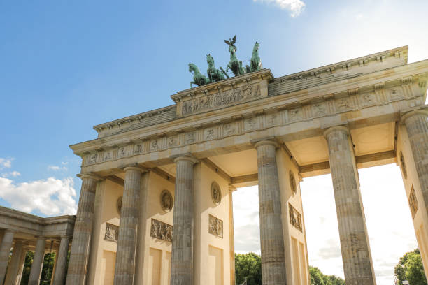 istock Bright afternoon sun through the Brandenburg gate 1139793594