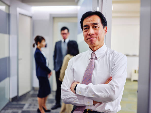 istock Japanese Business People in the Office 1139805701
