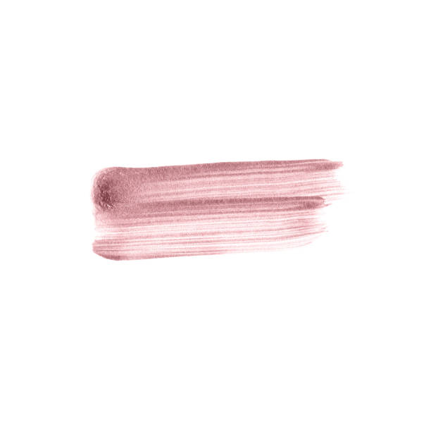 istock Rose gold brush stroke hand drawn. Watercolor patch vector in pink gold color isolated on white background. 1139813833
