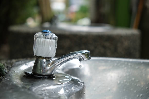 istock Faucet with water in the park. Close up. 1139824966