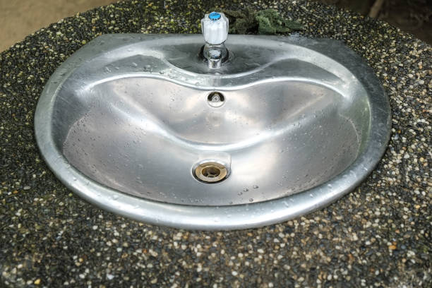istock Faucet with water in the park. Close up. 1139824993