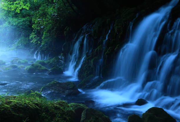 istock Akita Prefecture Summer Waterfall 1139827411