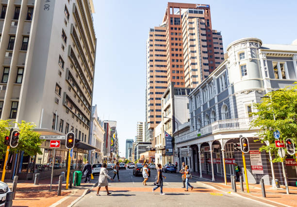 centre ville de cape town, afrique du sud. - natural landmark famous place travel destinations nature photos et images de collection