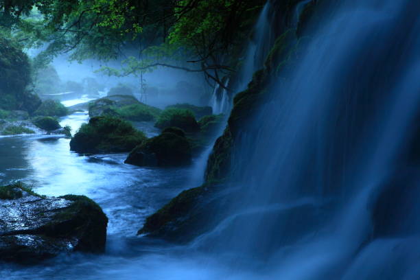 istock Akita Prefecture Summer Waterfall 1139829067