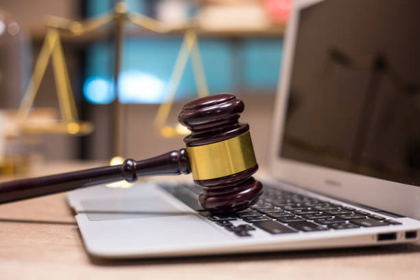 istock Justice Scales and wooden gavel. Justice concept 1139831400