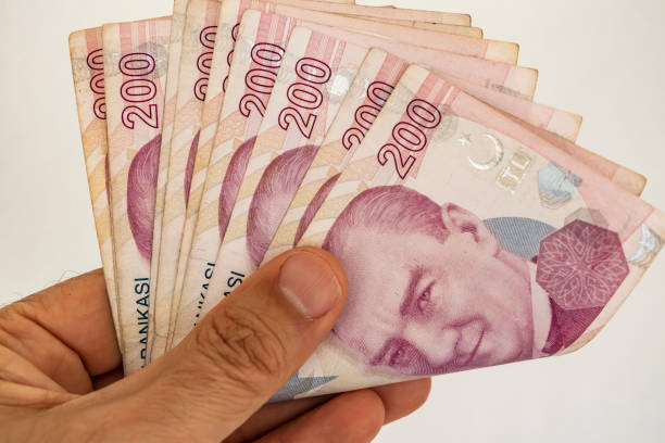 istock close up two hundred turkish lira banknotes in circulation 1139844991
