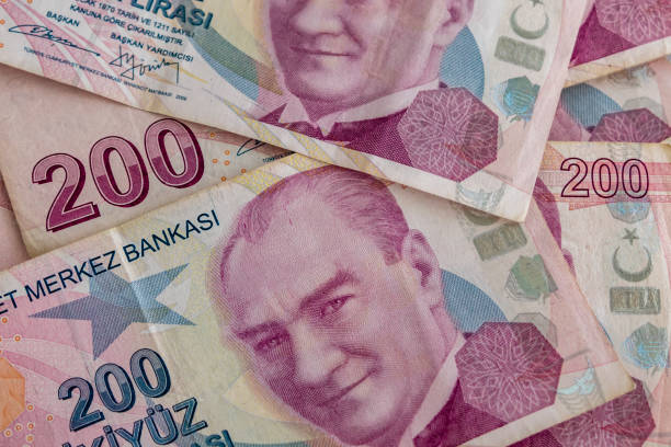 istock close up two hundred turkish lira banknotes in circulation 1139846264