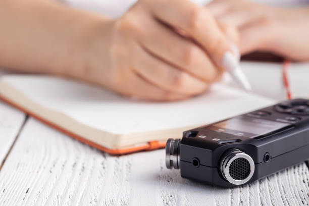 recording lecture on voice recorder instead of writing