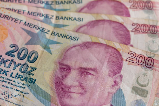 istock close up two hundred turkish lira banknotes in circulation 1139847262