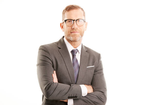 istock Successful businessman studio portrait 1139849112