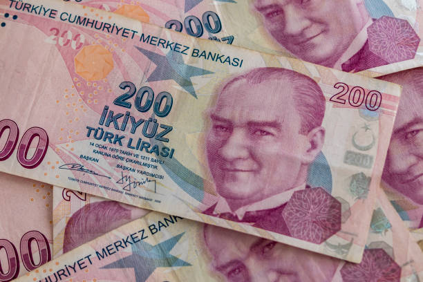 istock close up two hundred turkish lira banknotes in circulation 1139853991