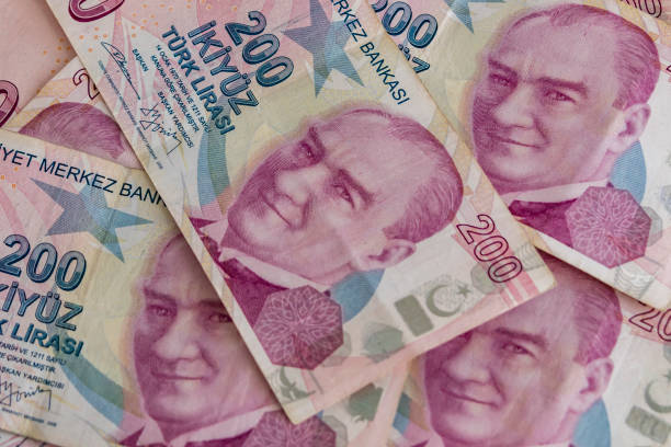 istock close up two hundred turkish lira banknotes in circulation 1139854090
