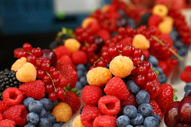 Close-Up Of Berry Fruits
