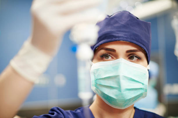 istock Close up of female anesthesiologist 1139855010