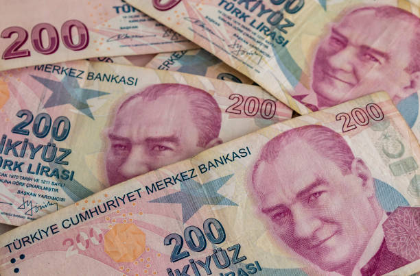 istock close up two hundred turkish lira banknotes in circulation 1139855623