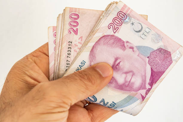 istock close up two hundred turkish lira banknotes in circulation 1139857791