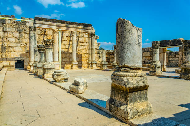 istock Ruins of an ancient synagogue in Capernaum, Isarel 1139859993