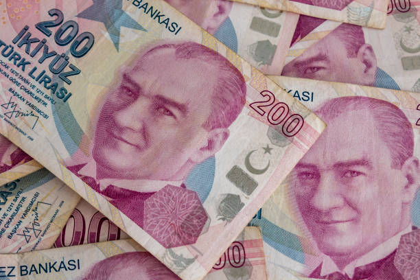 istock close up two hundred turkish lira banknotes in circulation 1139860294