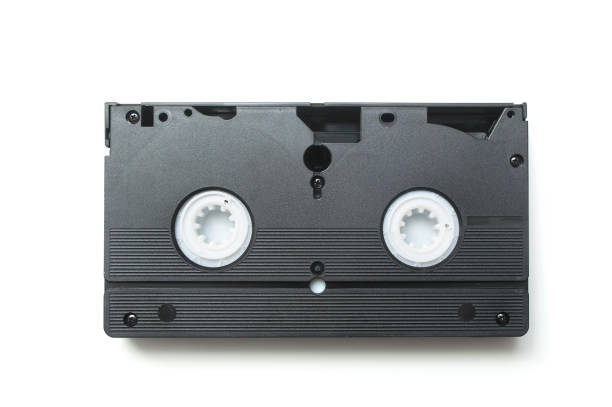 istock vintage VHS Cassette on white background 1139866419