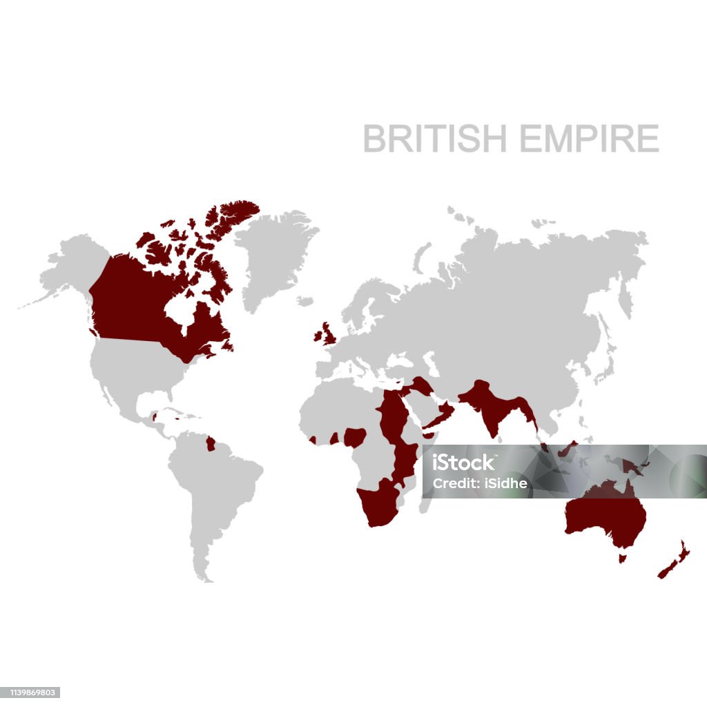 Jaką Kolonie Uważano Za Klejnot W Koronie Brytyjskiego Imperium Mapa Imperium Brytyjskiego - Stockowe grafiki wektorowe i więcej