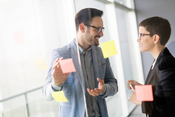 istock Creative business people working on business project in office 1139870577