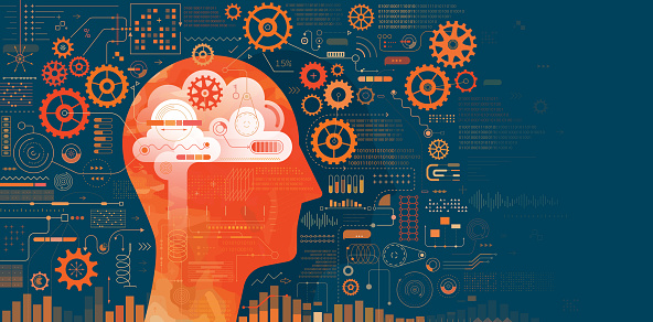 Machine Based Intelligence Machine Intelligence Concept Stock Illustration - Download Image Now ...