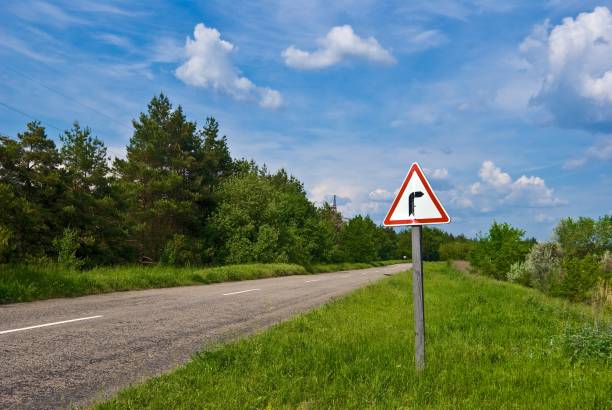 istock sign on asphalt rural road 1139881025