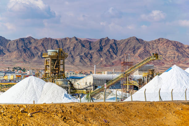 istock Salt production facility in Eilat, Israel 1139881108