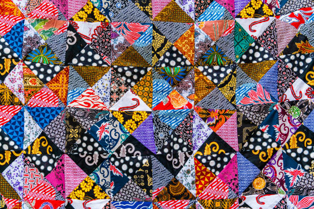 istock Colourful quilt blanket background 1139881691