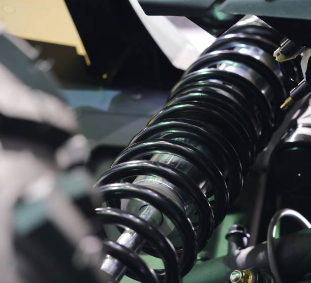 istock Suspension of a shock with car 1139887805