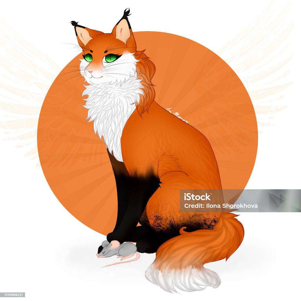 Hoạt Hình Anime Phong Cách Gừng Và Mèo Đen Hoặc Cáo Ngồi Hình minh họa Sẵn  có - Tải xuống Hình ảnh Ngay bây giờ - iStock