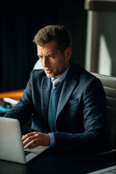 istock Young businessman in office 1139890463