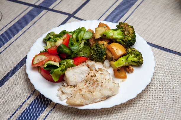 Stir fried vegetables in a wok