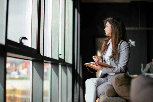 istock Businesswoman at the office 1139891642