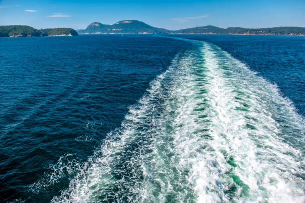 istock Ocean Wake from Stern of Ship 1139893392