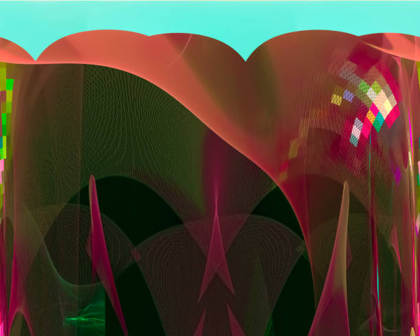 istock abstract digital fractal motion, swirl, shiny   decorative 1139894479