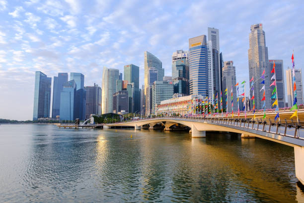 istock Singapore is a country that has both economic and educational potential. Therefore considered that Singapore is a fully developed country in all aspects Making it modern and an important goal for business people and workers 1139895137