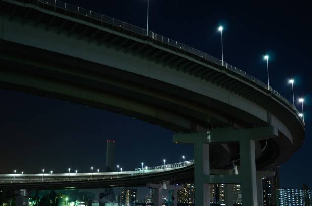 istock curved highway of tokyo illuminated in night 1139896516