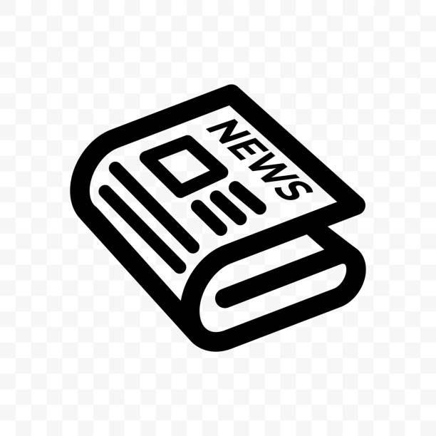Newspaper news vector line icon. Linear newspaper app and website symbol Newspaper news vector line icon. Linear newspaper app and website symbol computer icon articles newspaper the media stock illustrations