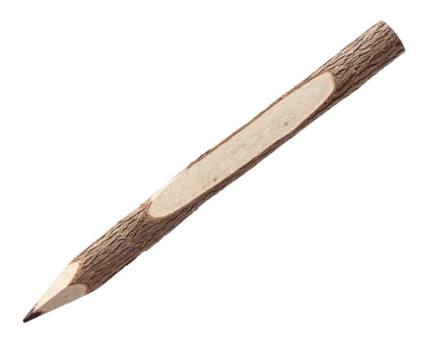 istock old wooden pencil isolated on white background 1139897837